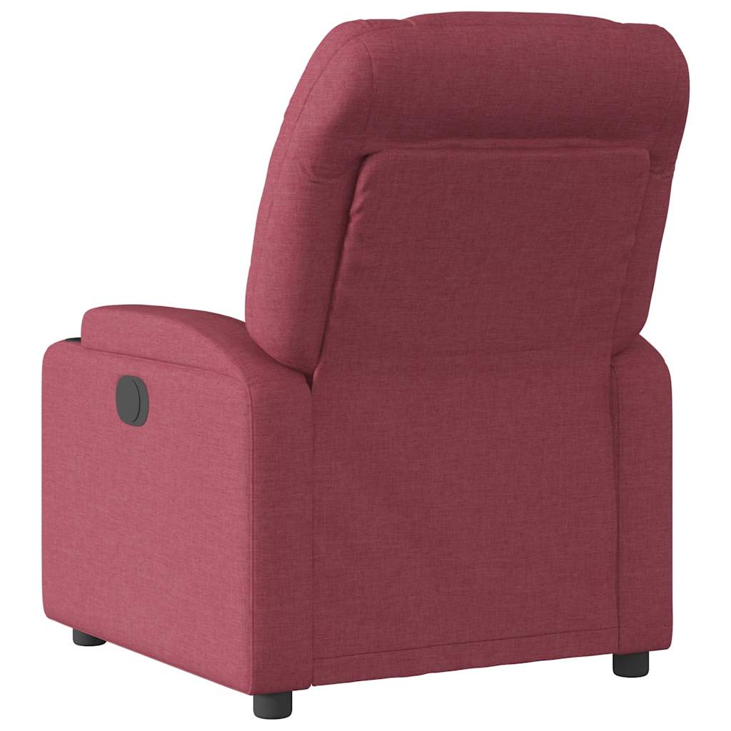 Fauteuil inclinable Rouge bordeaux Tissu - XIOS