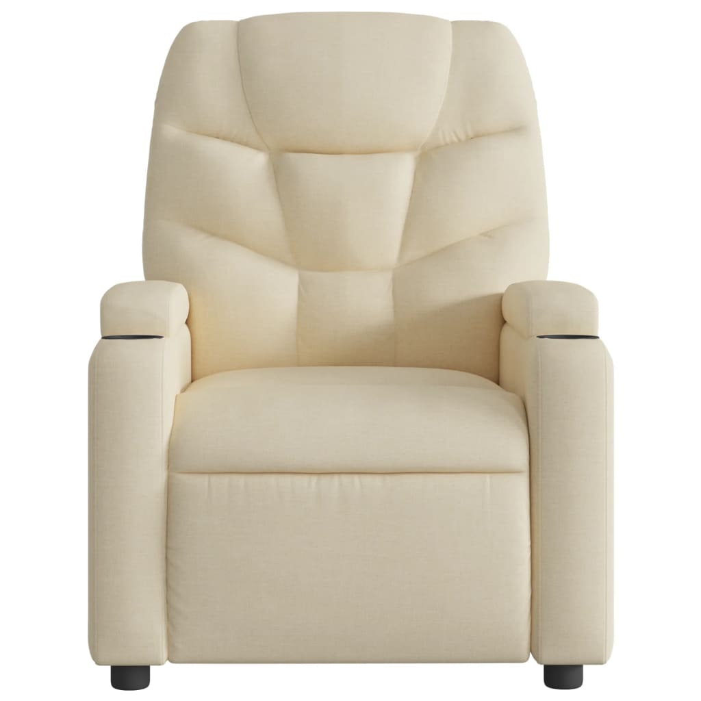 Fauteuil inclinable Crème Tissu - XIOS