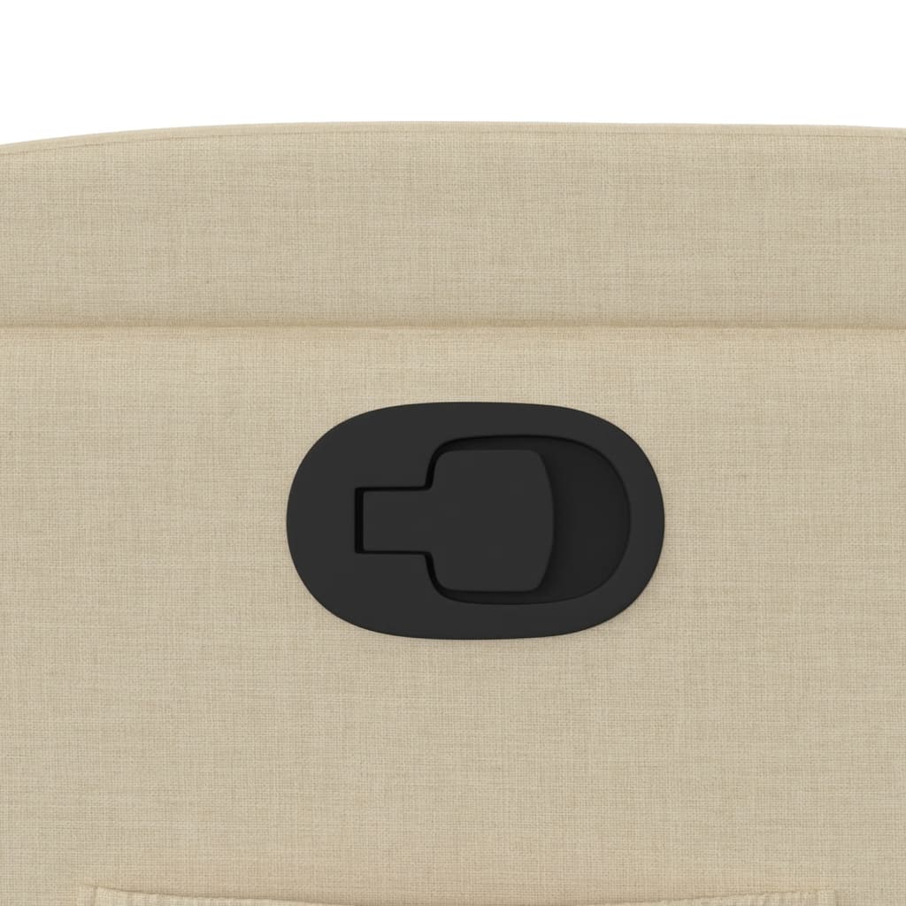 Fauteuil inclinable Crème Tissu - XIOS