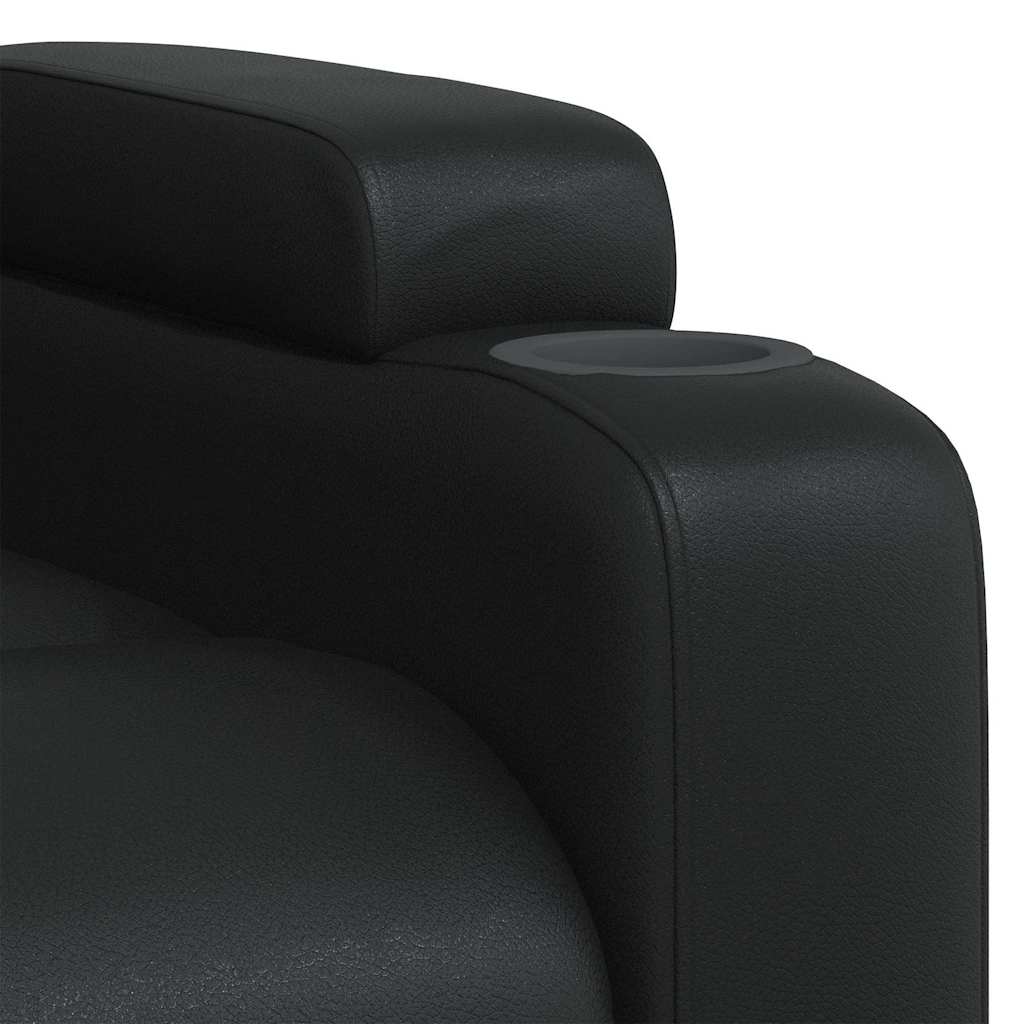Fauteuil inclinable Noir Similicuir - XIOS