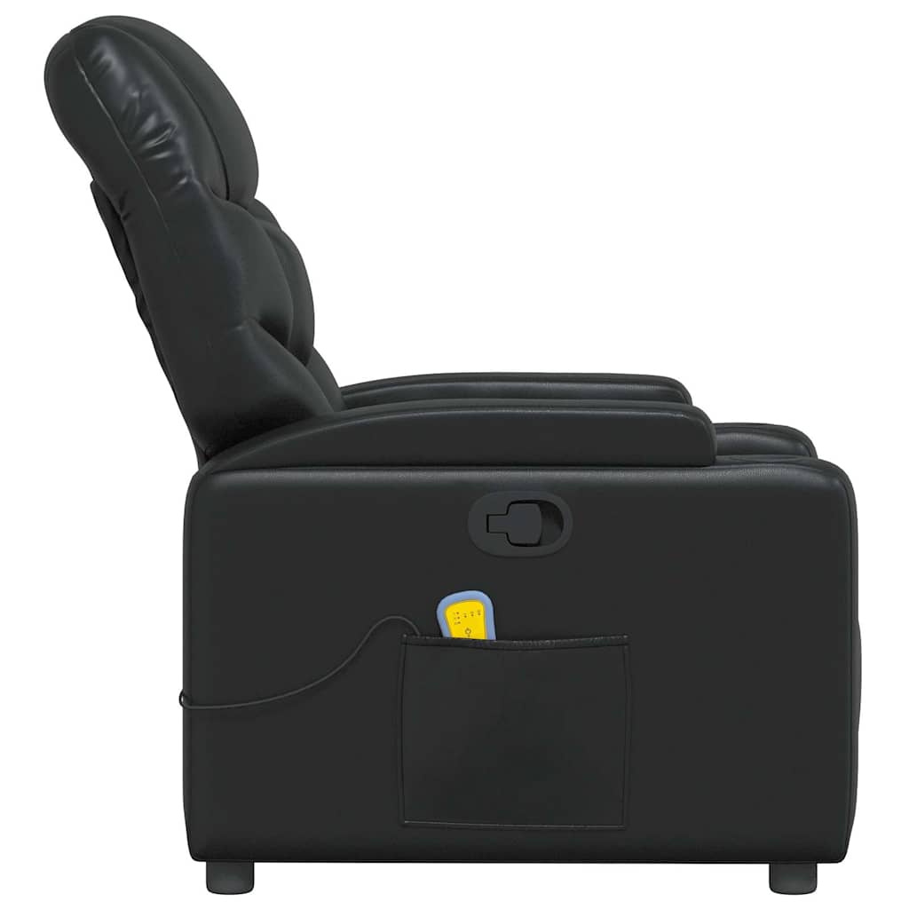 Fauteuil de massage inclinable Noir Similicuir - XIOS