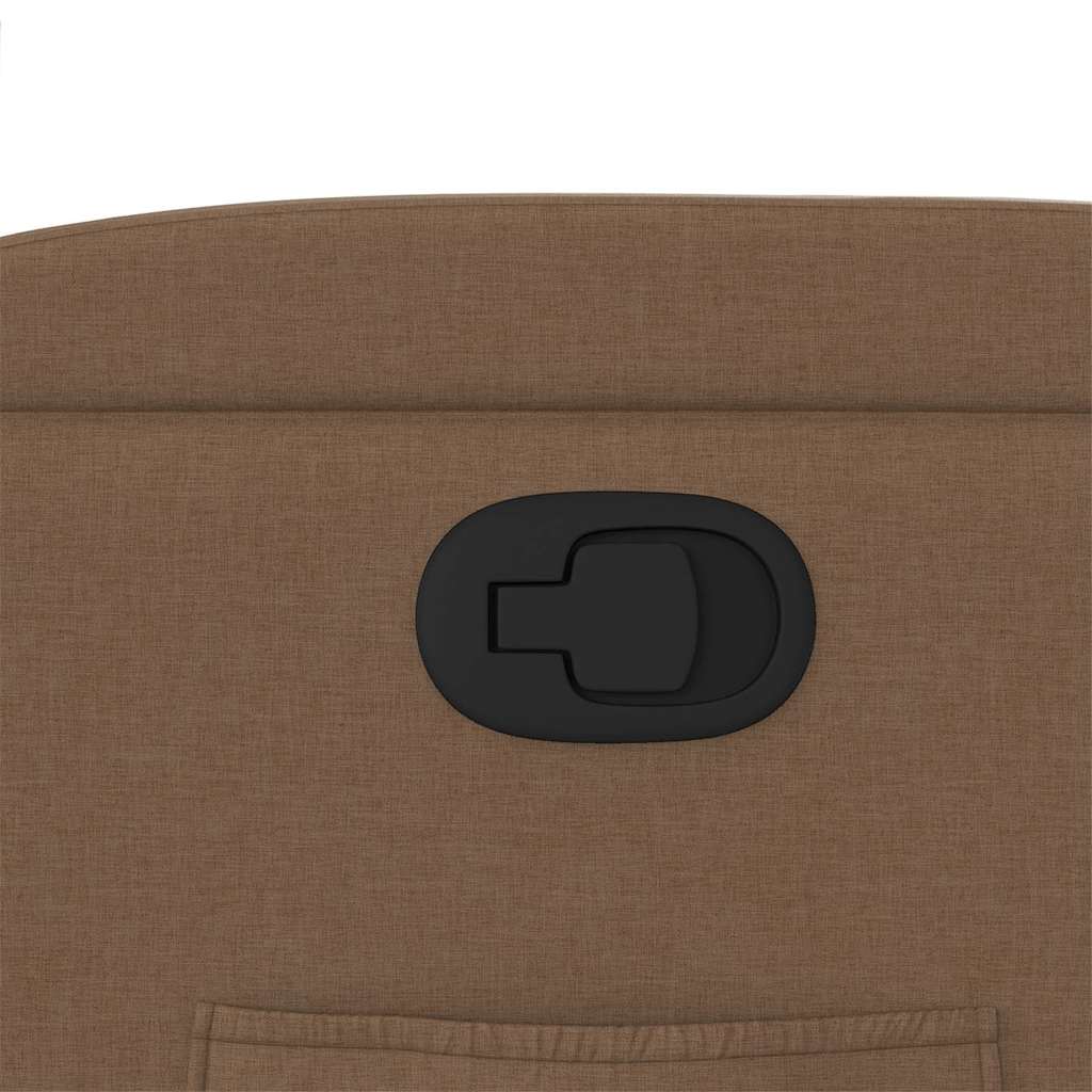 Fauteuil inclinable Marron Tissu - XIOS