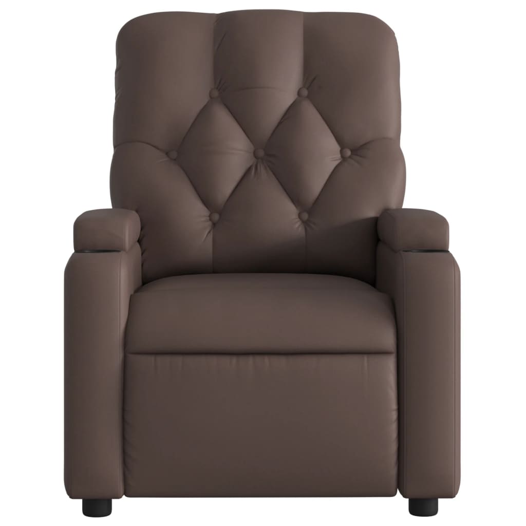 Fauteuil inclinable Marron Similicuir - XIOS