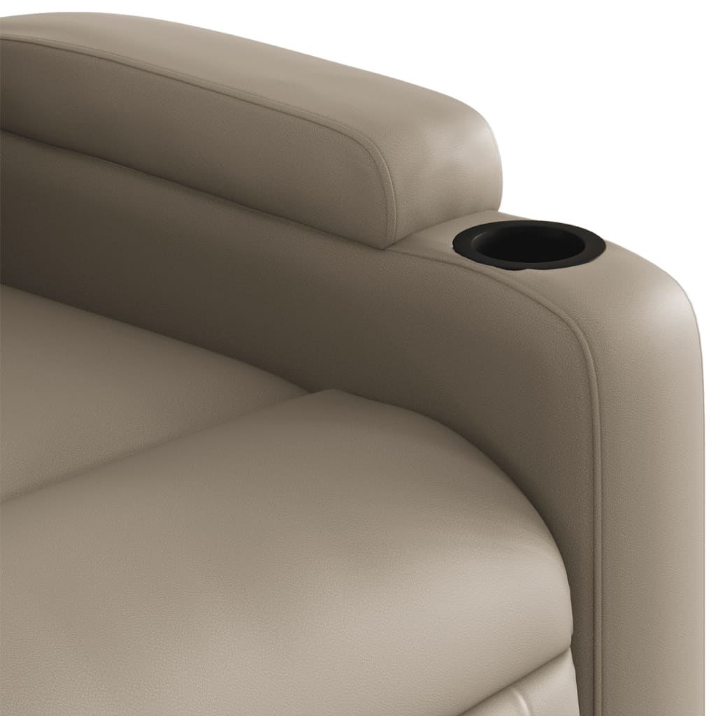 Fauteuil inclinable Cappuccino Similicuir - XIOS