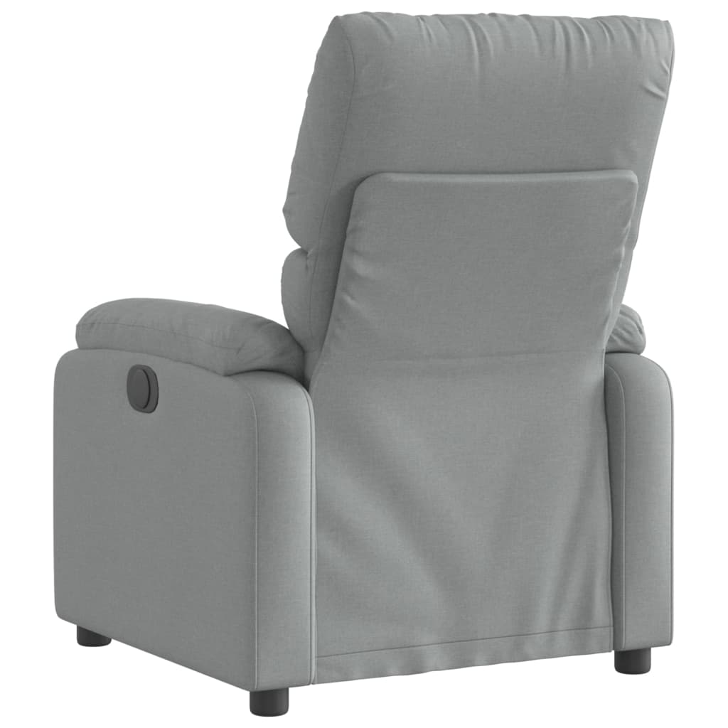 Fauteuil inclinable Gris clair Tissu