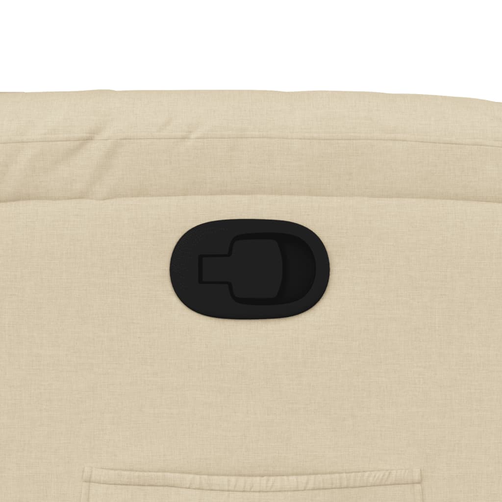 Fauteuil inclinable Crème Tissu - XIOS