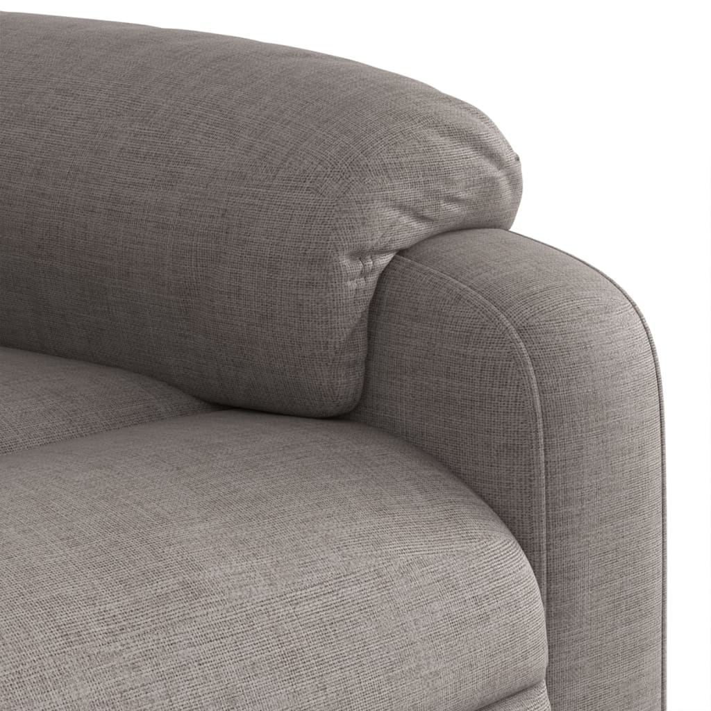 Fauteuil de massage inclinable Taupe Tissu - XIOS