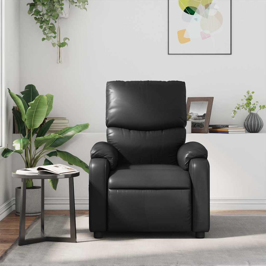 Fauteuil de massage inclinable Noir Similicuir - XIOS