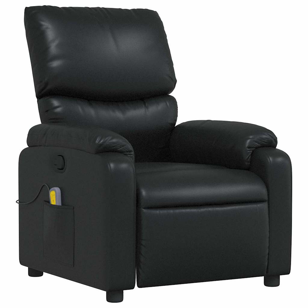 Fauteuil de massage inclinable Noir Similicuir - XIOS