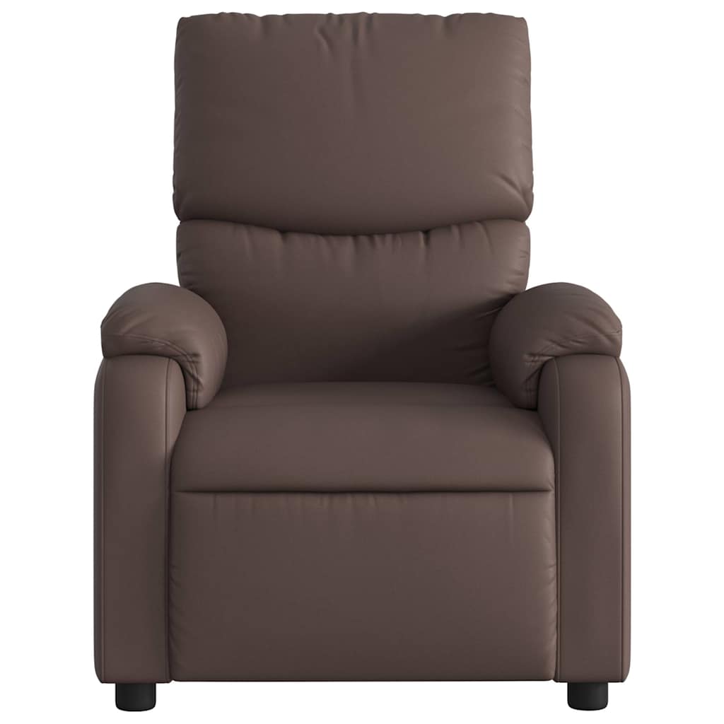 Fauteuil de massage inclinable Marron Similicuir - XIOS