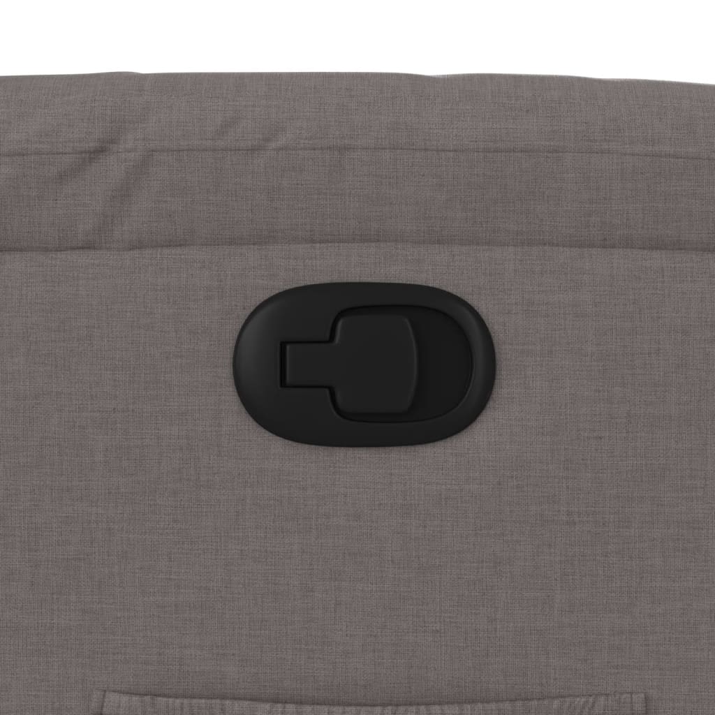 Fauteuil inclinable Taupe Tissu - XIOS