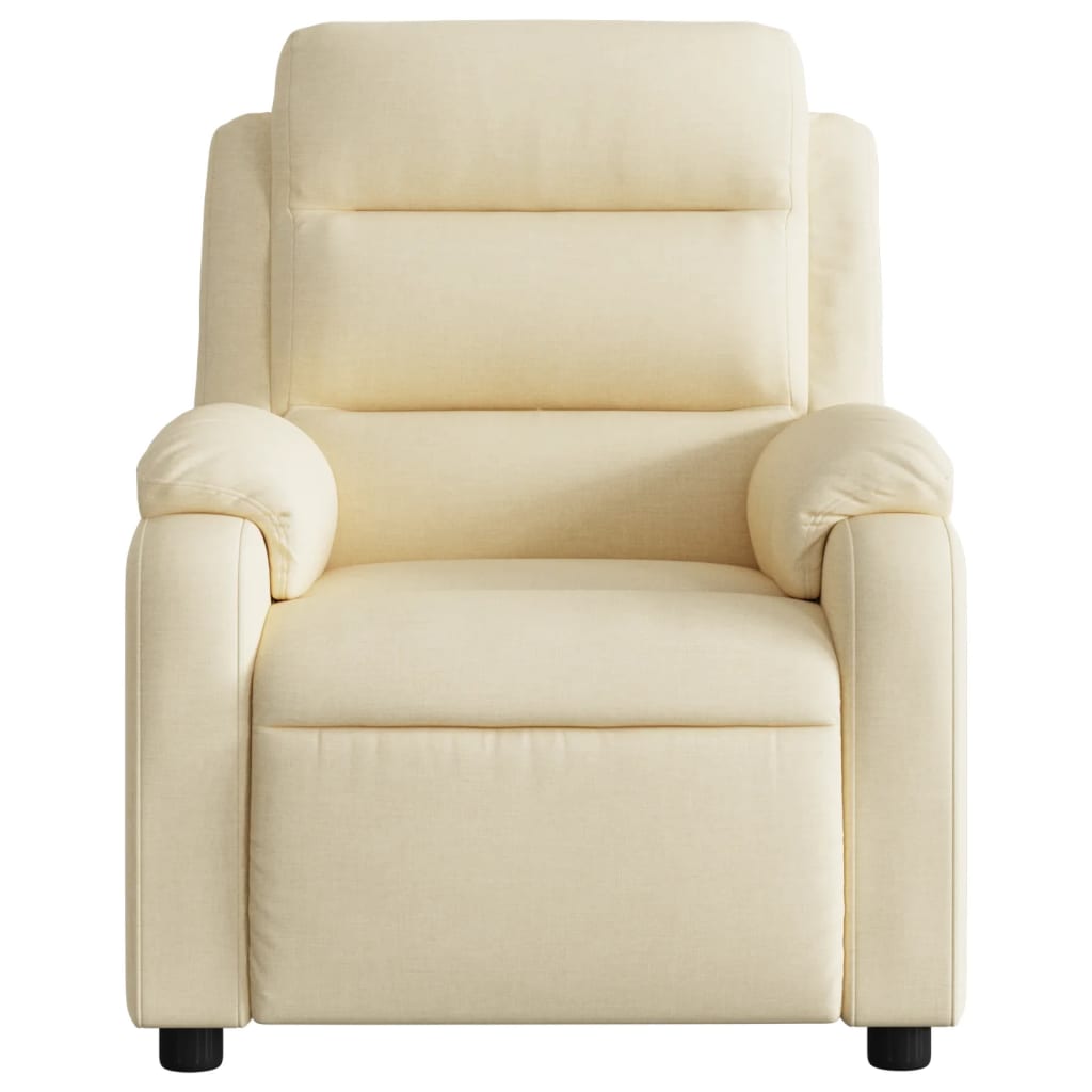 Fauteuil inclinable Crème Tissu - XIOS