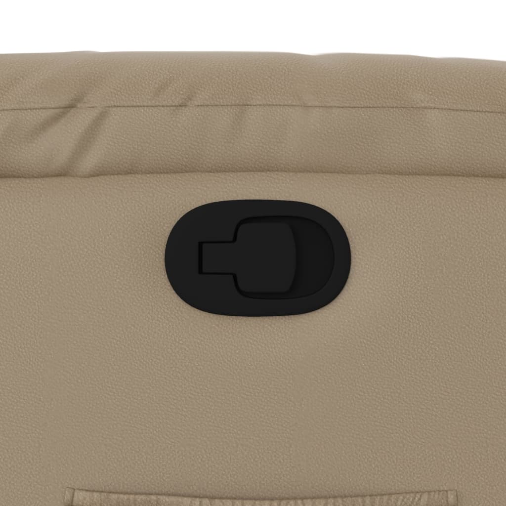 Fauteuil inclinable Cappuccino Similicuir - XIOS