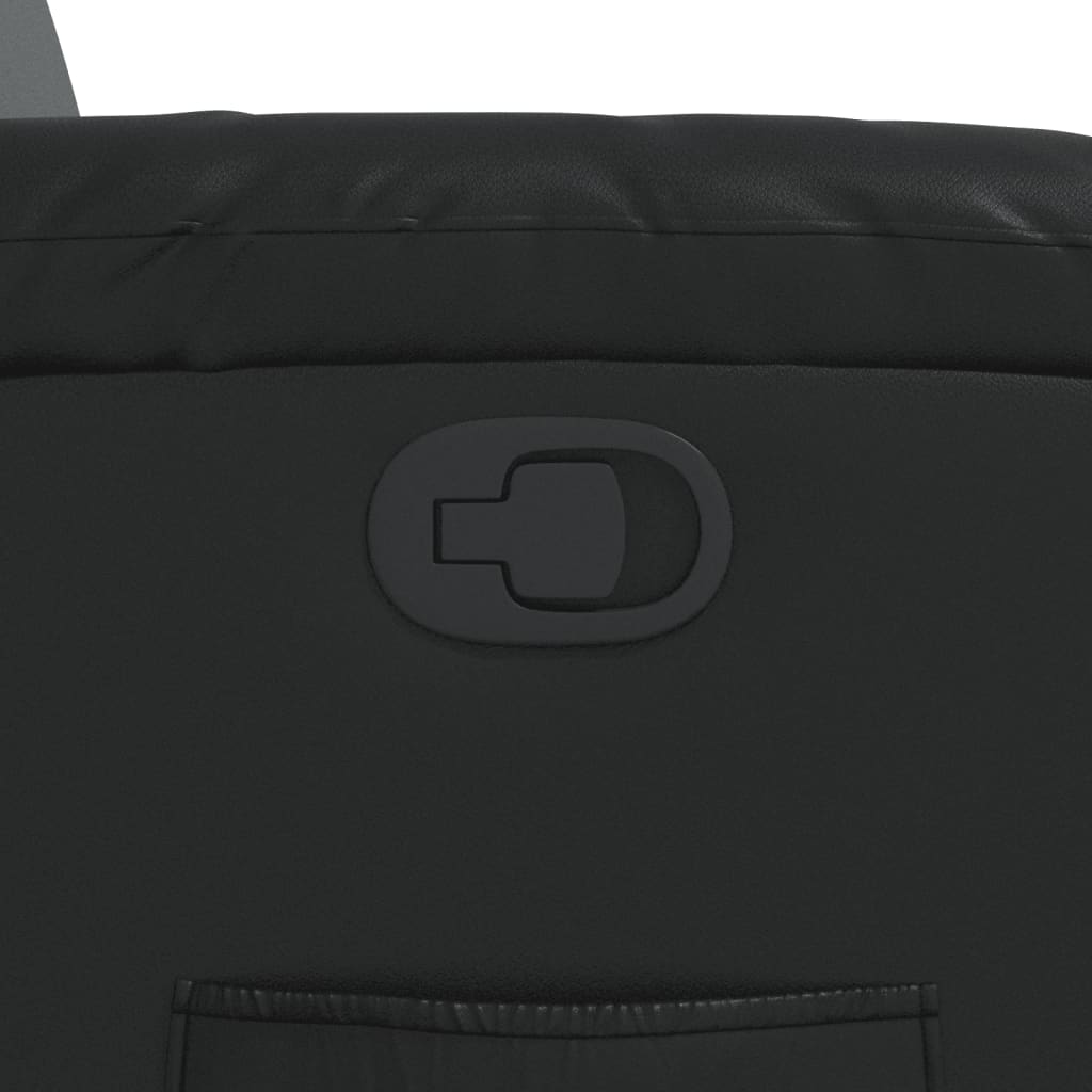 Fauteuil inclinable Noir Similicuir - XIOS