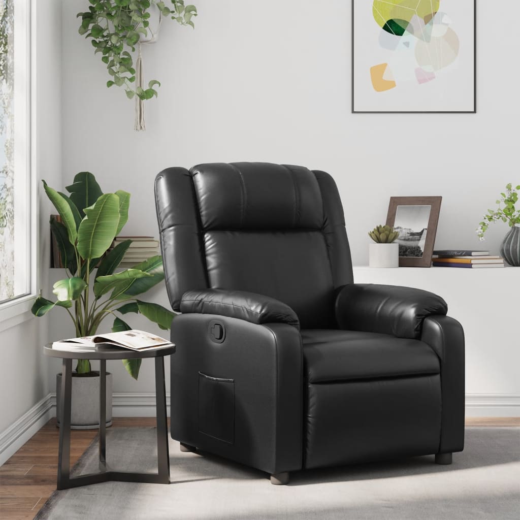 Fauteuil inclinable Noir Similicuir - XIOS