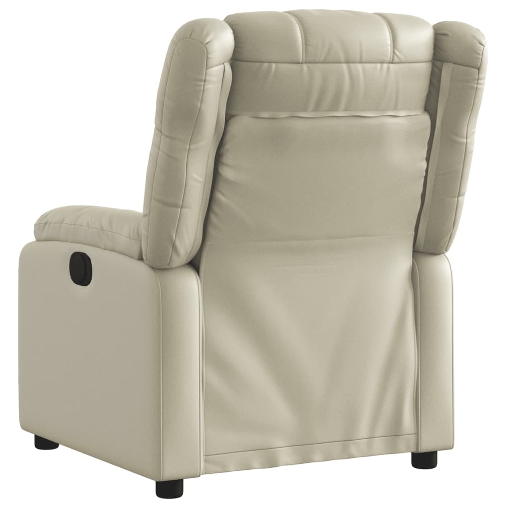 Fauteuil inclinable Crème Similicuir - XIOS