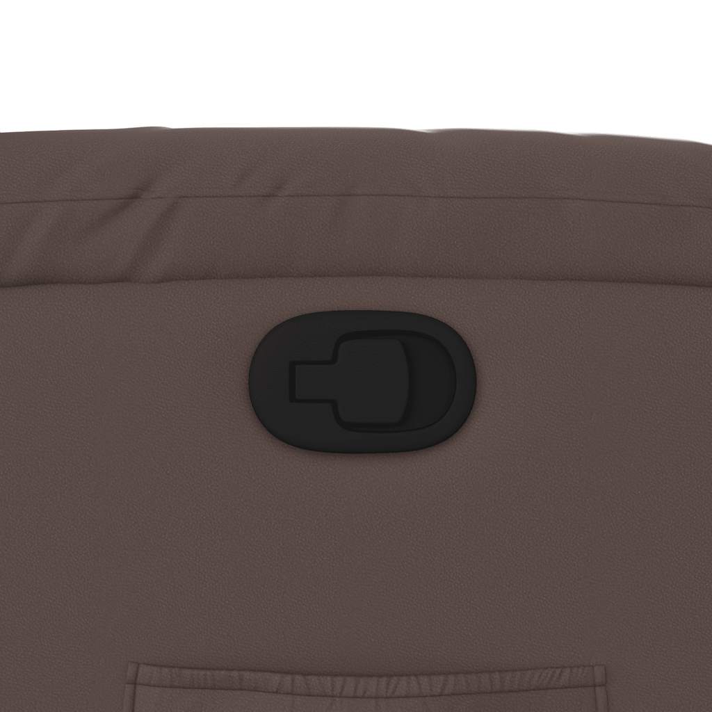 Fauteuil inclinable Marron Similicuir - XIOS