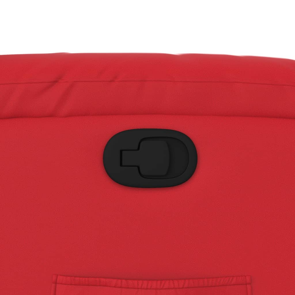 Fauteuil inclinable Rouge Similicuir - XIOS
