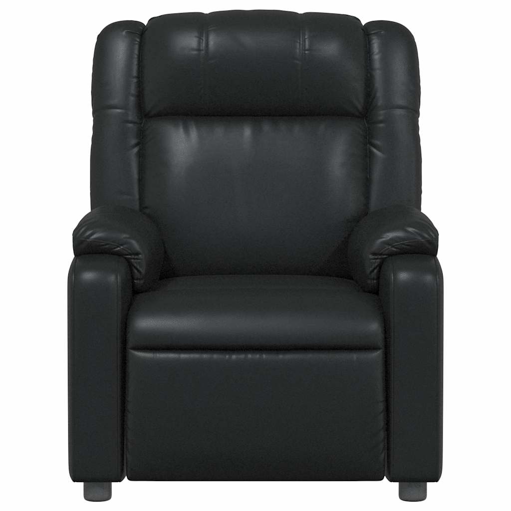 Fauteuil de massage inclinable Noir Similicuir Fauteuils vidaXL