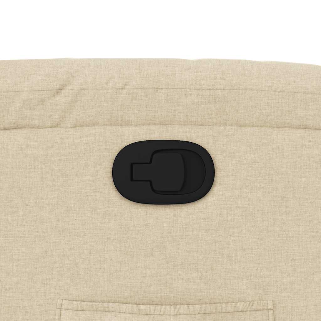 Fauteuil inclinable Crème Tissu - XIOS