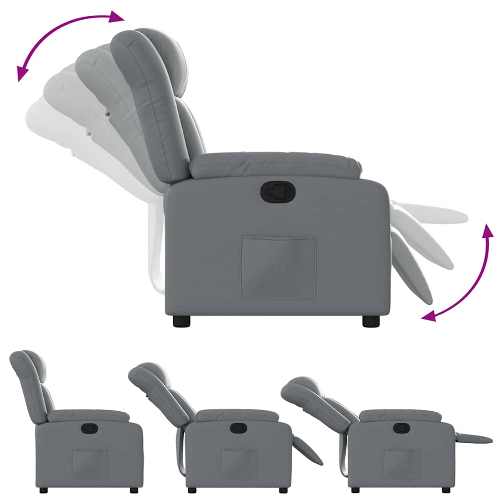 Fauteuil inclinable Gris Similicuir - XIOS