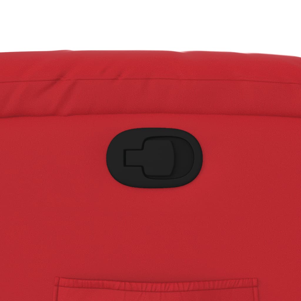 Fauteuil inclinable Rouge Similicuir - XIOS