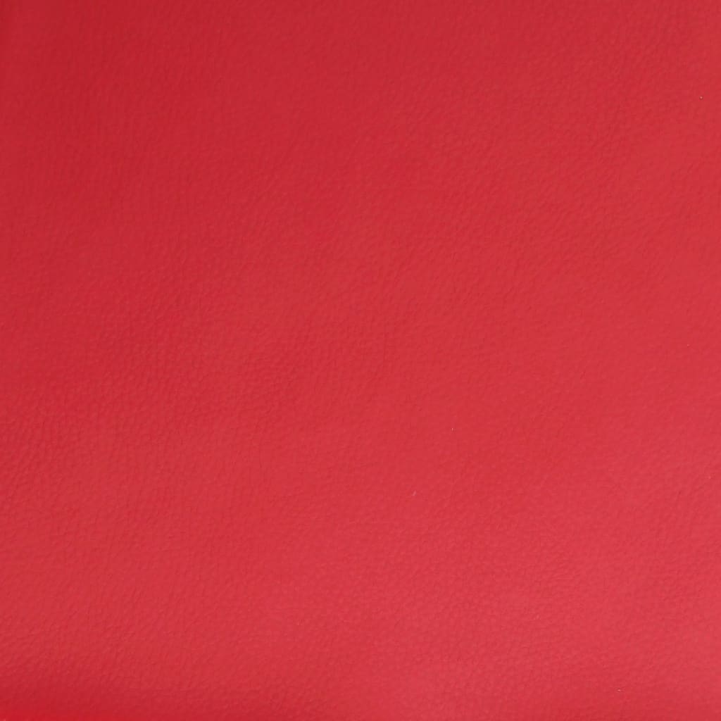 Fauteuil de massage inclinable rouge similicuir - XIOS