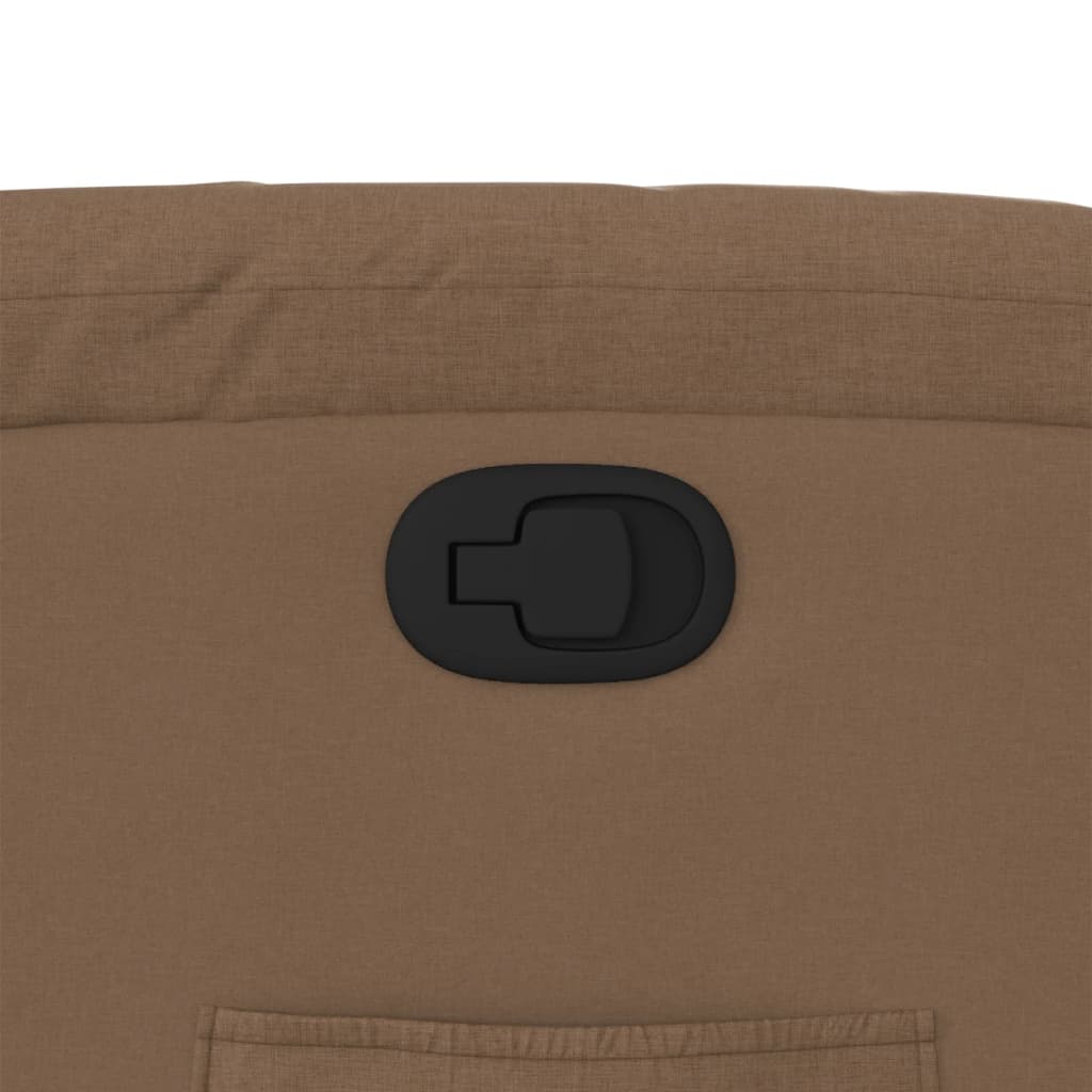 Fauteuil inclinable Marron Tissu - XIOS