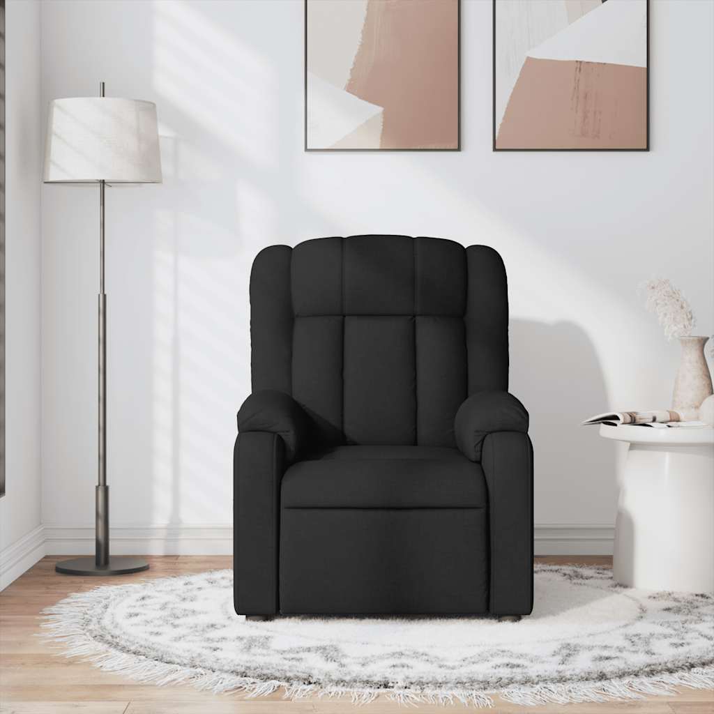 Fauteuil de massage inclinable Noir Tissu - XIOS