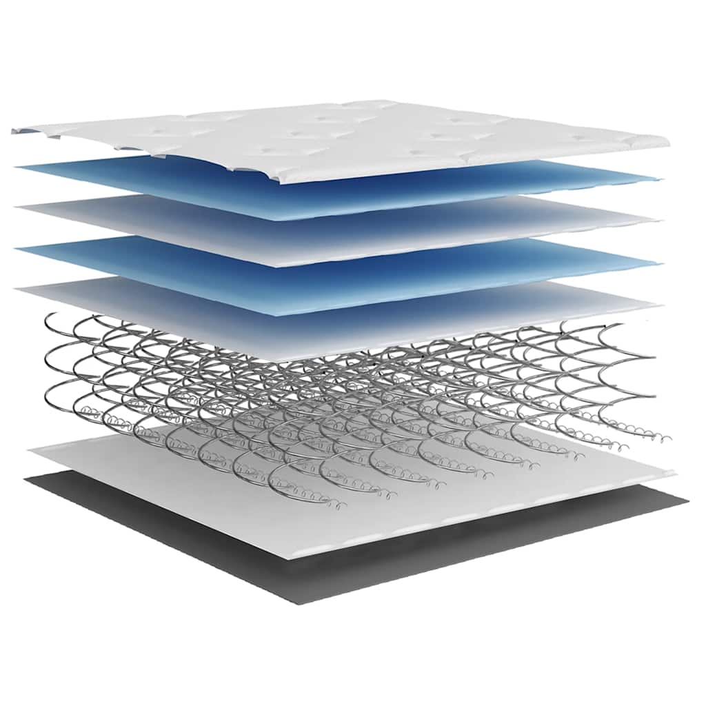 Matelas à ressorts ensachés dureté moyenne 200x200 cm - XIOS