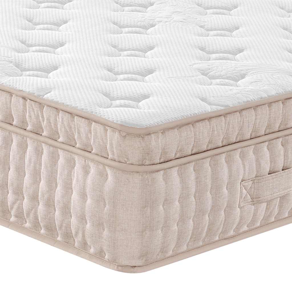 Matelas à ressorts ensachés moyen 200x200 cm - XIOS