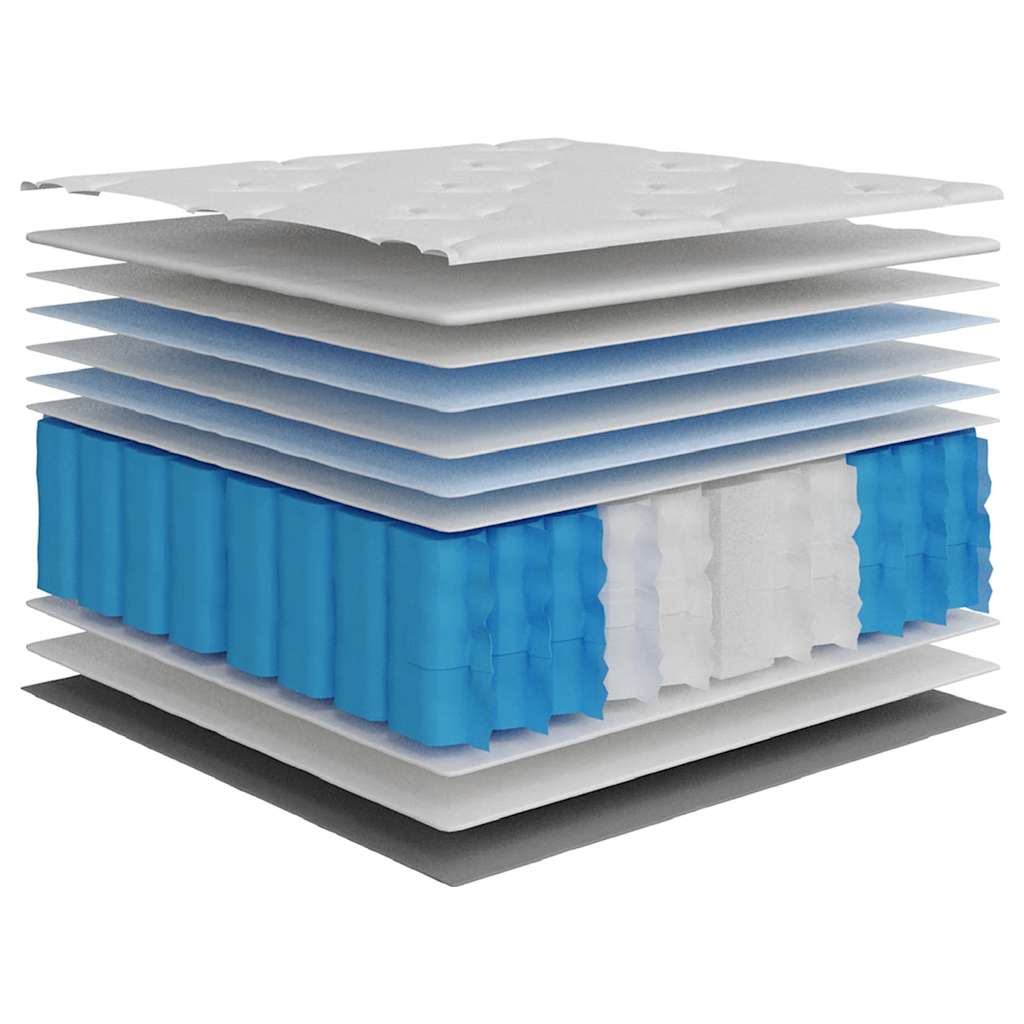 Matelas à ressorts ensachés moyen 200x200 cm - XIOS