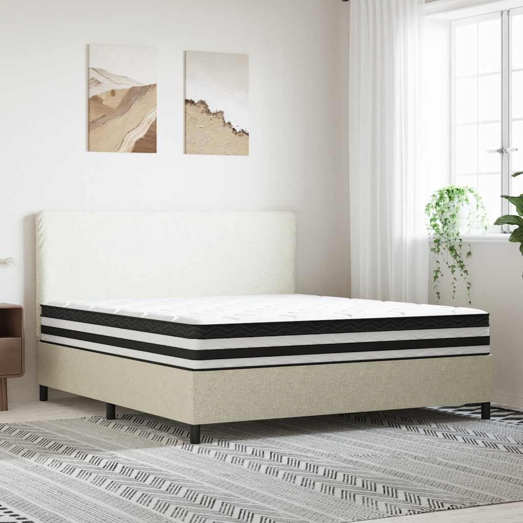 Matelas à ressorts ensachés moyen 180x200 cm Matelas vidaXL