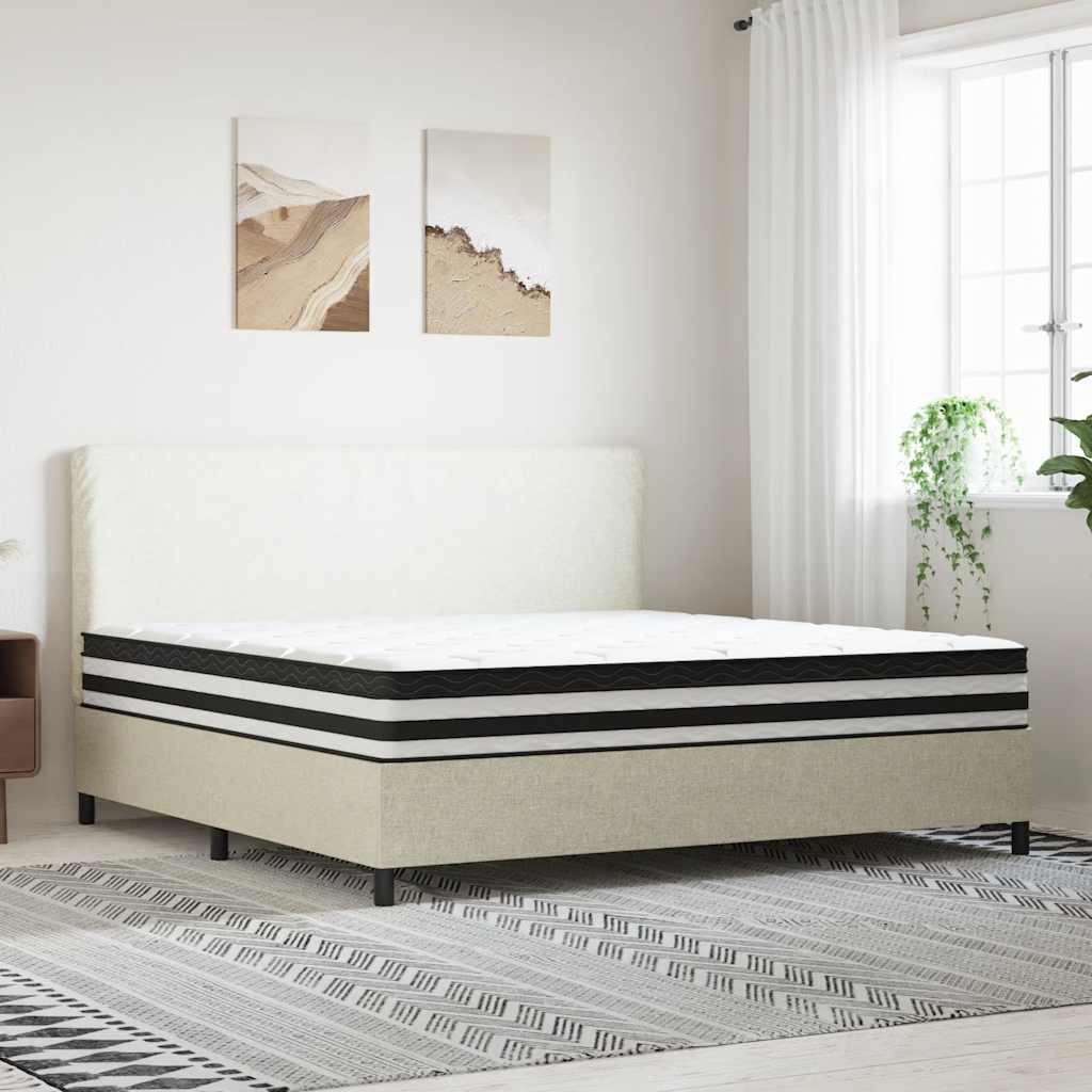 Matelas à ressorts ensachés moyen 200x200 cm Matelas vidaXL