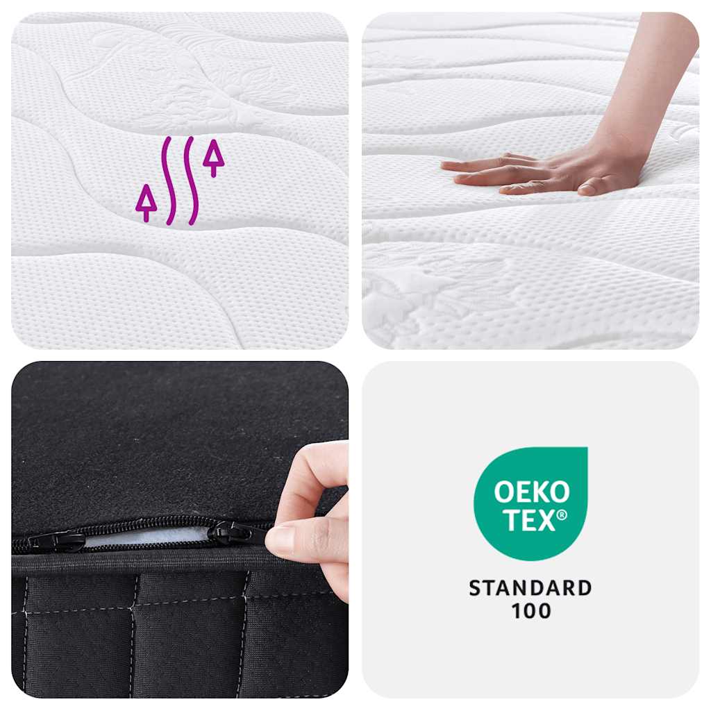 Matelas à ressorts bonnell moyen 160x200 cm - XIOS