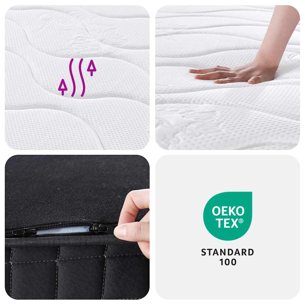 Matelas à ressorts bonnell moyen 180x200 cm - XIOS