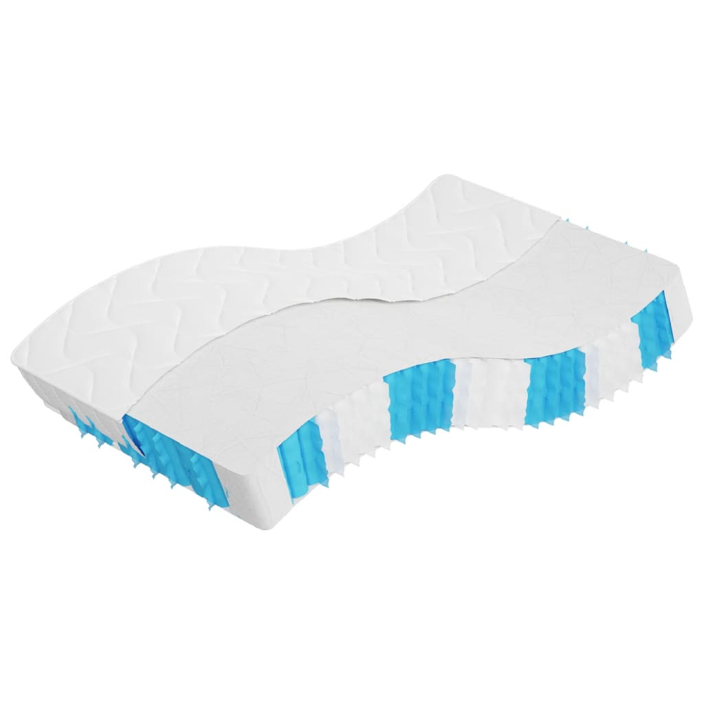 Matelas à ressorts ensachés dureté moyenne 140x190 cm - XIOS