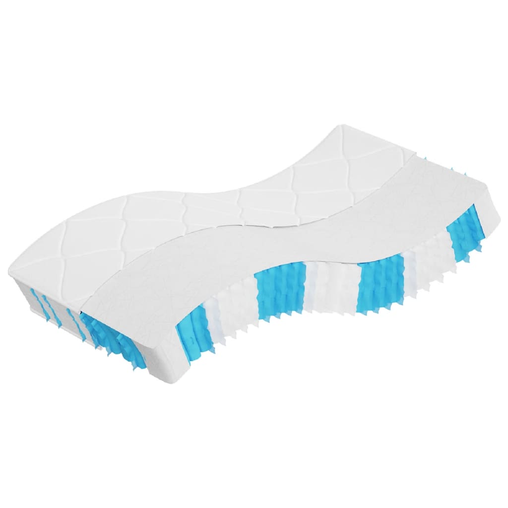 Matelas à ressorts ensachés dureté moyenne 90x190 cm Matelas vidaXL