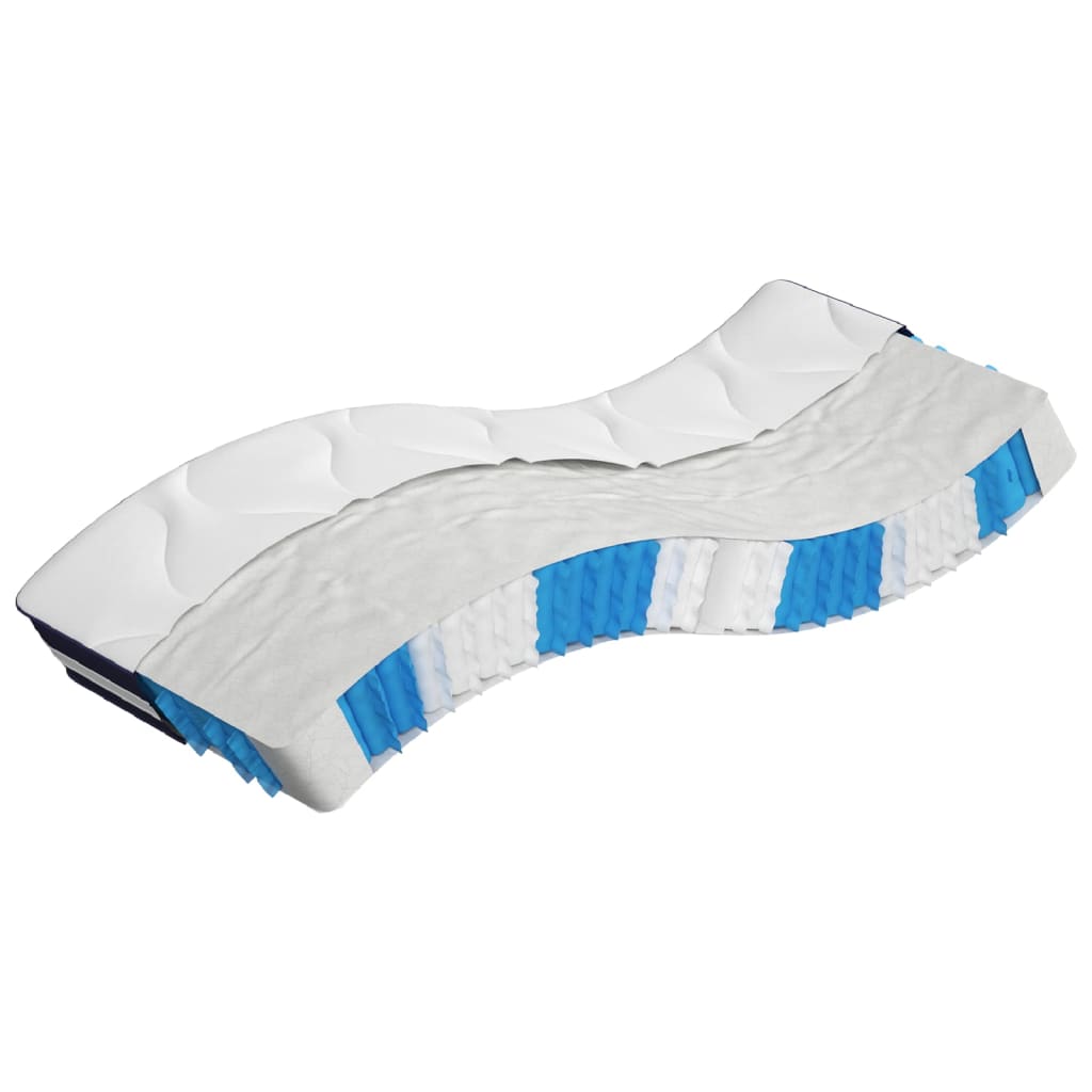 Matelas à ressorts ensachés dureté moyenne 70x200 cm Matelas vidaXL
