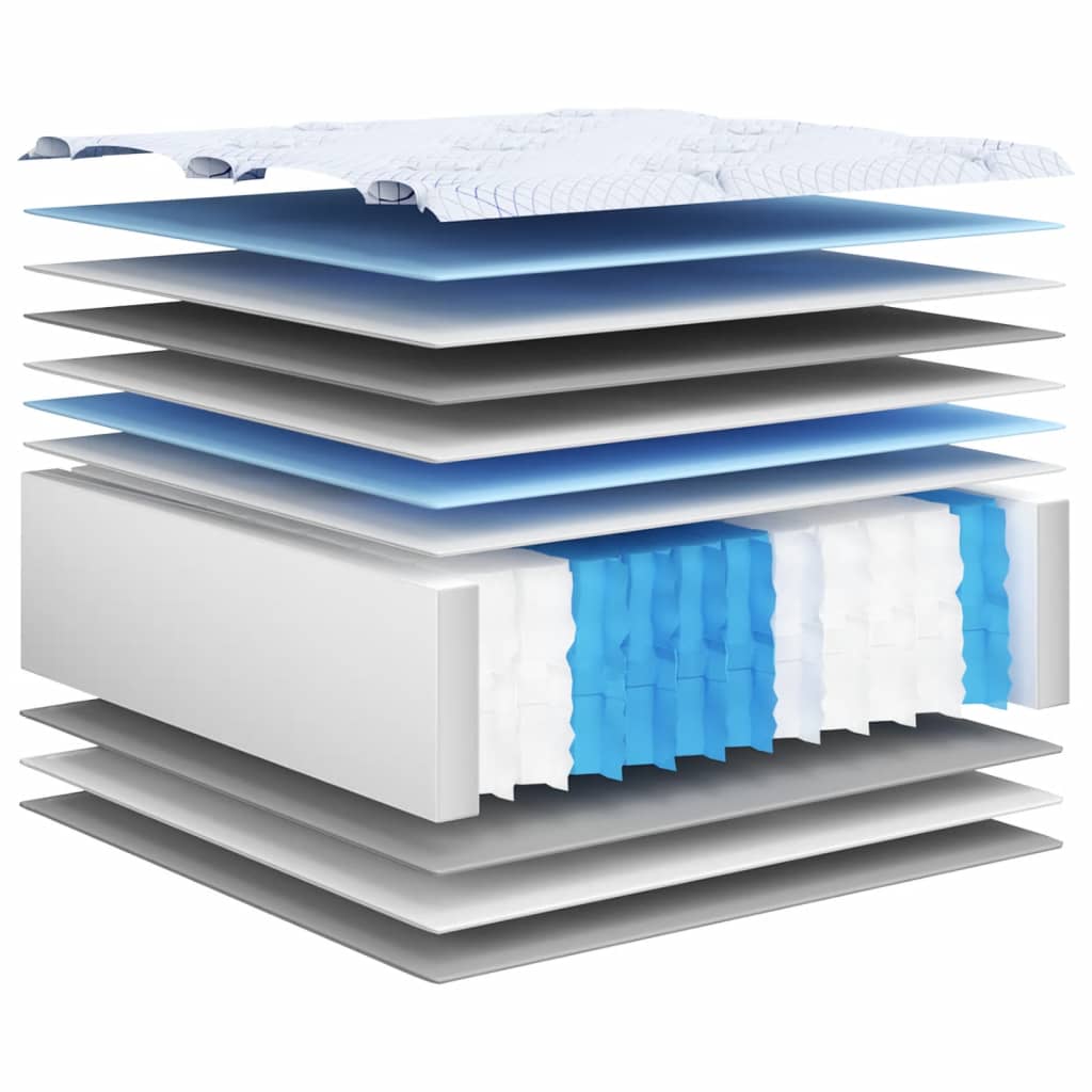 Matelas à ressorts ensachés moyen 90x200 cm - XIOS