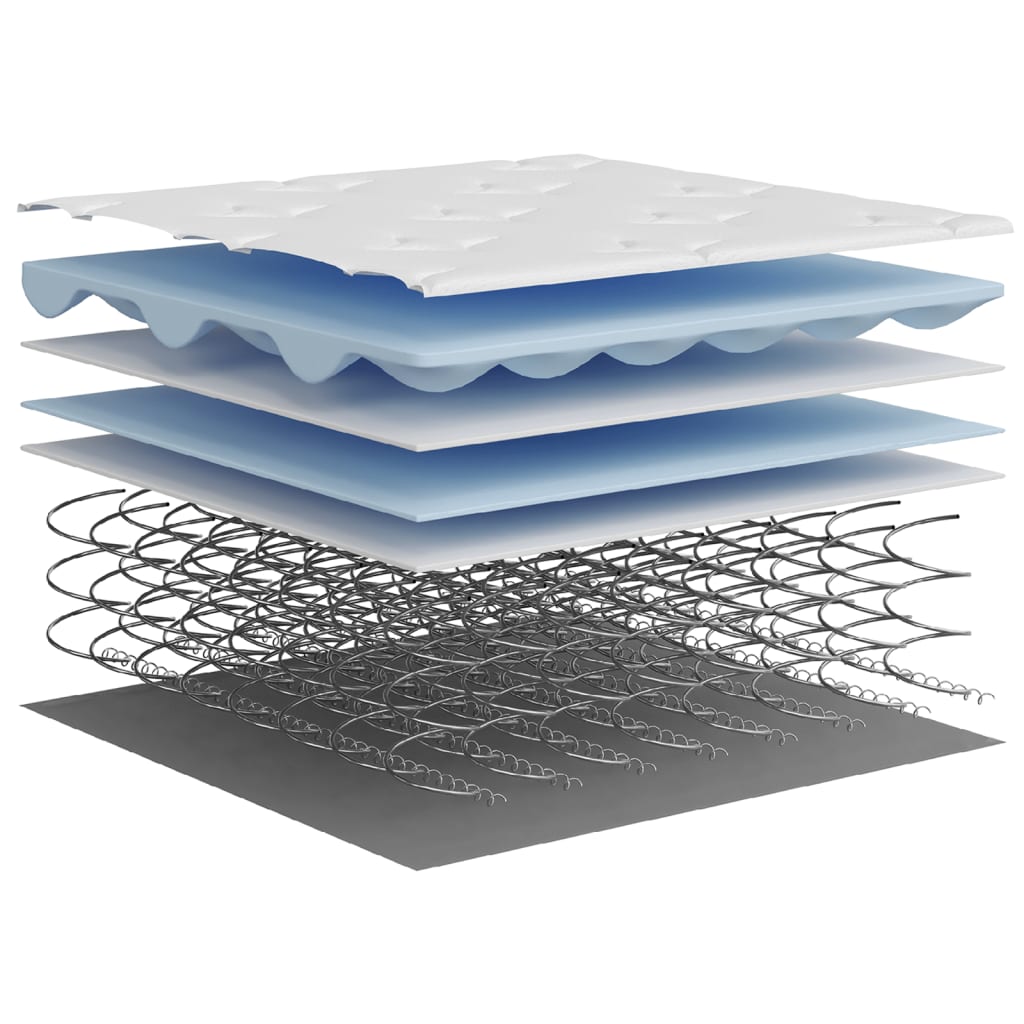Matelas à ressorts ensachés moyen 140x190 cm - XIOS