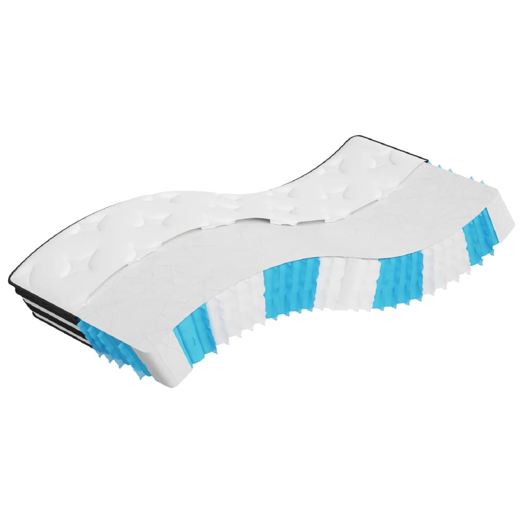 Matelas à ressorts ensachés moyen 70x200 cm Matelas vidaXL