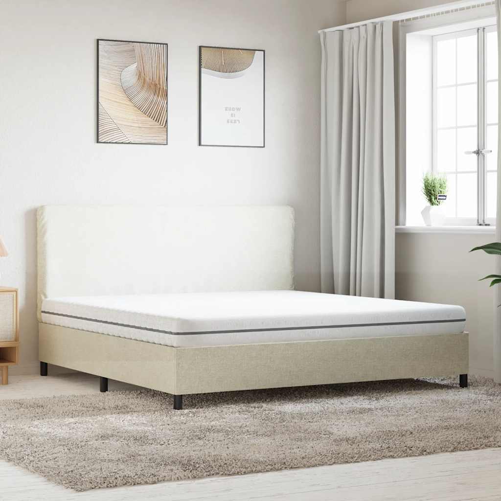 Matelas en mousse moyennement doux 200x200 cm - XIOS
