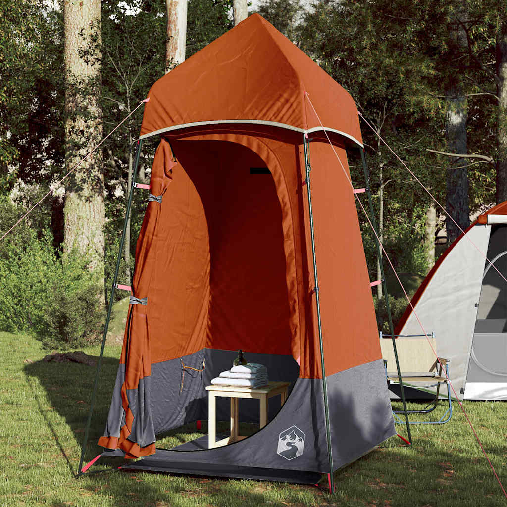Tente de toilette orange imperméable Tentes vidaXL