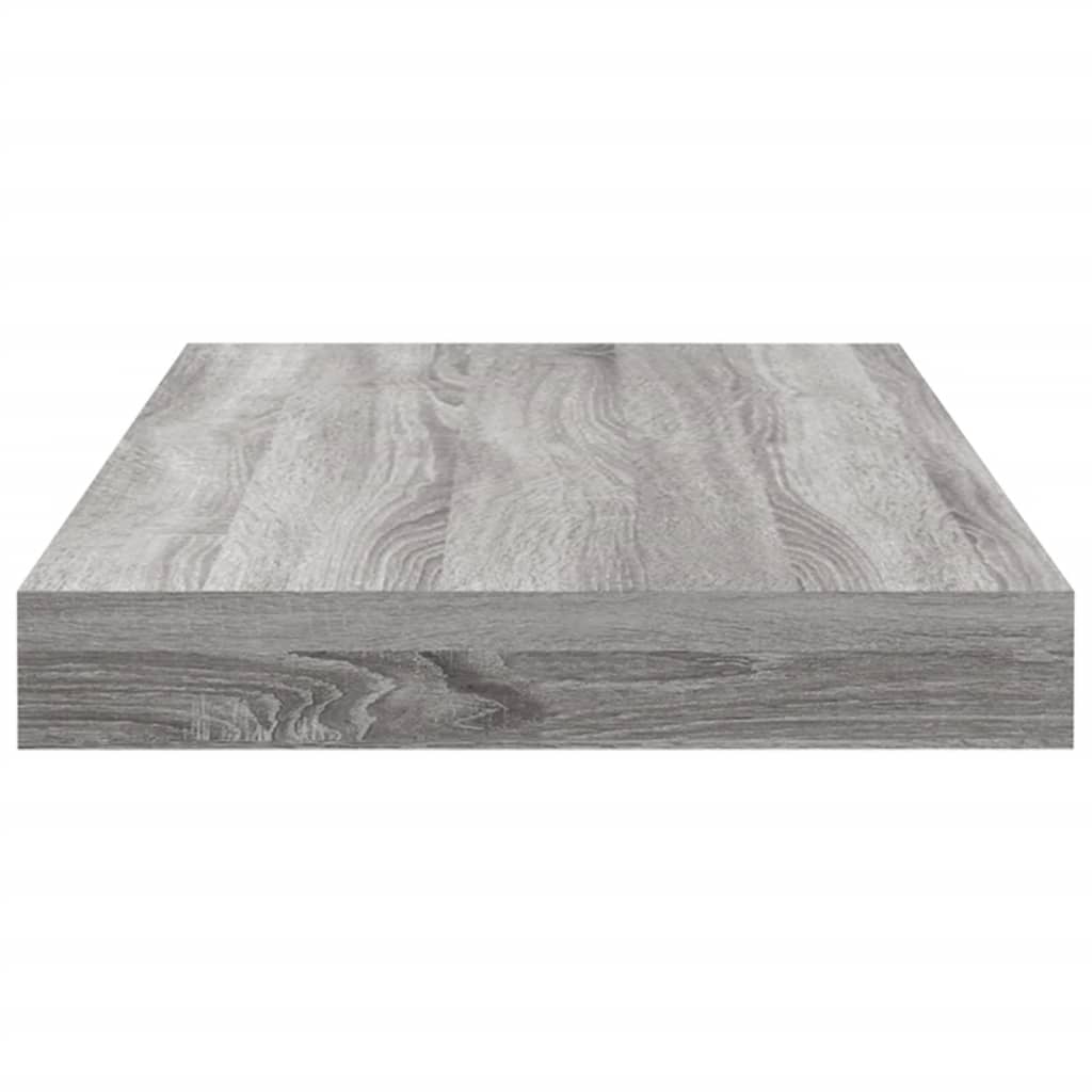 Étagères murales 4 pcs sonoma gris 40x10x1,5 cm bois ingénierie - XIOS