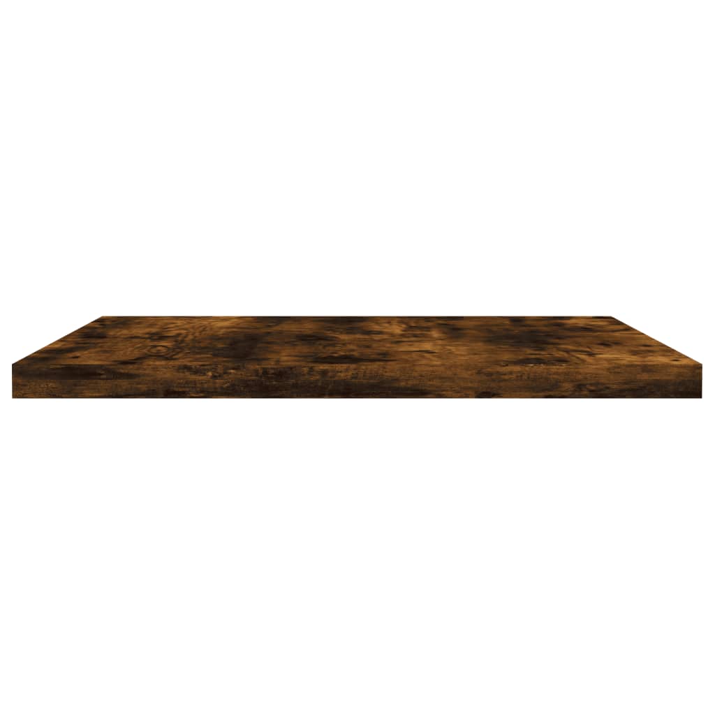 Étagères murales 4 pcs chêne fumé 40x30x1,5cm bois d'ingénierie - XIOS