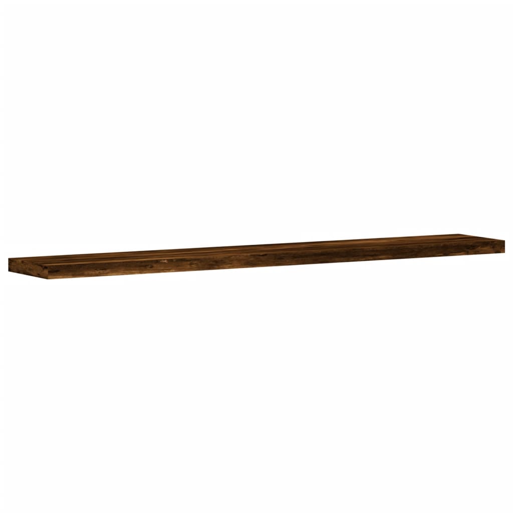 Étagères murales 4 pcs chêne fumé 60x10x1,5cm bois d'ingénierie - XIOS