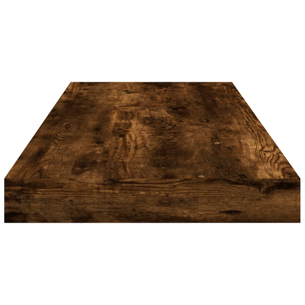 Étagères murales 4 pcs chêne fumé 60x10x1,5cm bois d'ingénierie - XIOS