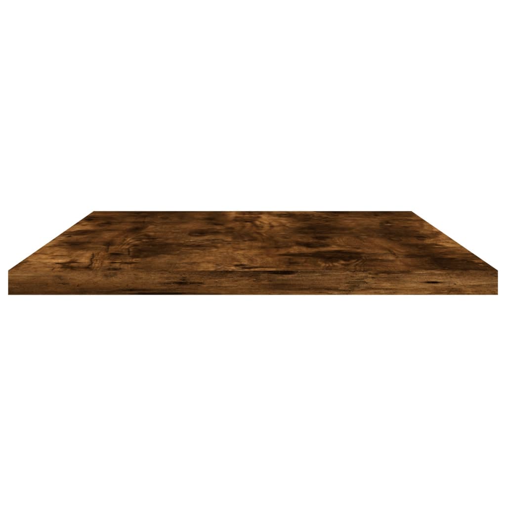 Étagères murales 4 pcs chêne fumé 60x20x1,5cm bois d'ingénierie - XIOS