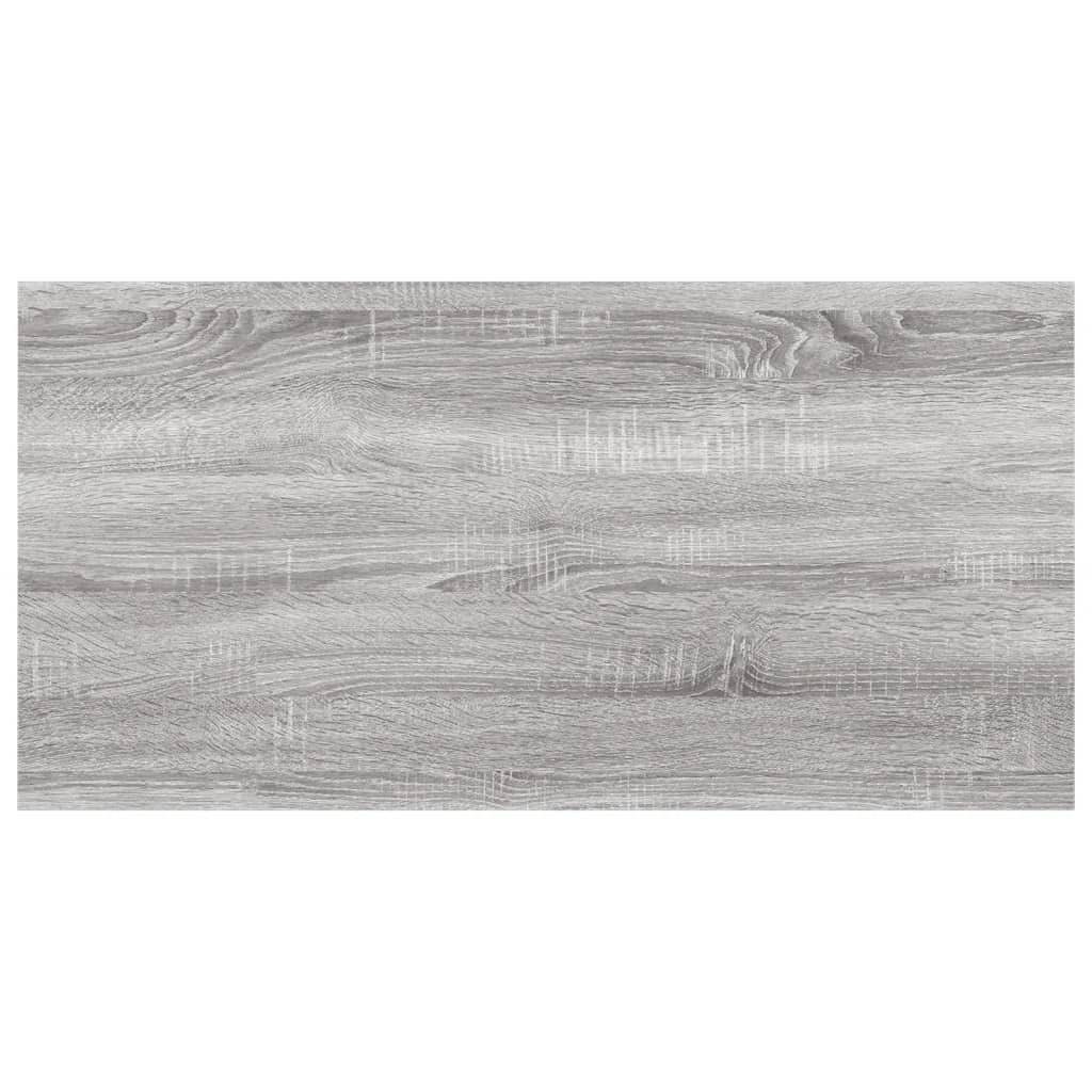 Étagères murales 4 pcs sonoma gris 60x20x1,5 cm bois ingénierie - XIOS